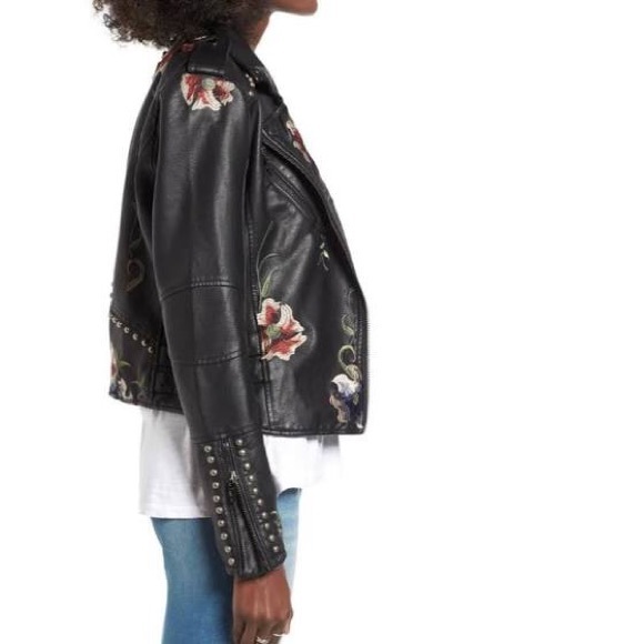 Blank NYC Embroidered Leather Jacket - Picture 7 of 7